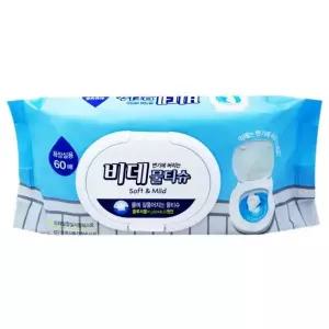 물에 잘풀어지는 60매 물티슈60매 비데물티슈 비데 물티슈