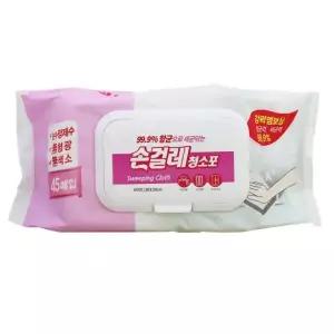 자연친화적 자연처럼 손걸레 물티슈 45매30x20cm 청소포 손걸레청소포
