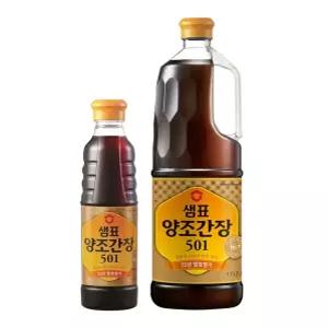 하니B3 501 양조간장 샘표 500ML+1.7L 간장 양조간장501 샘표양조간장501 일상