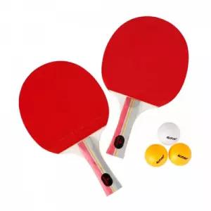 탁구라켓 세트(쉐이크형)GR200S/탁구라켓 쉐이크형 2개, 탁구공 3개입 (SM)