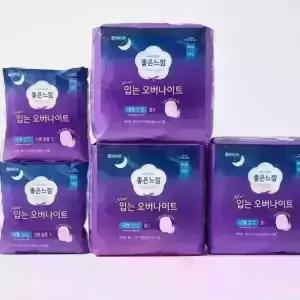 좋은느낌 오리지널 입는 오버나이트 대형 8P 3팩