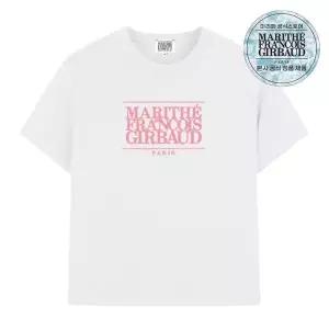 마리떼프랑소와저버 클래식로고 반팔티셔츠 MFG49SS 화이트/핑크