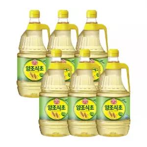 양조 식초 PET 1.8L 6개 욕실수건