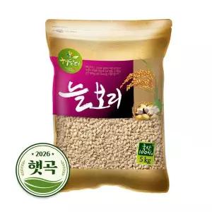 2026년 햇곡 국산 늘보리 5kg 겉보리쌀 꽁보리밥