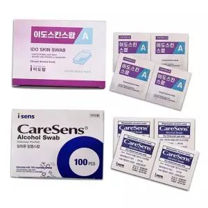 주사 D 케어센스 이도스킨스왑 알콜솜 에탄올 100매