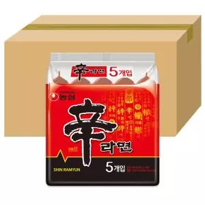 이지하우스 농심 신라면 봉지라면 120gx40봉1박스 916056