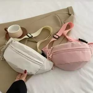 [다잇템]데일리 하프문 투지퍼 초경량 슬링백