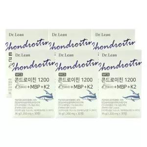 닥터린 콘드로이친 1200 콘레이티 + MBP + K2 1200mg x 30정 x6박스
