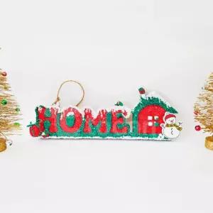 TD 크리스마스 우드레터링 HOME - 5인세트 상대여 클레이만들기 점토놀이 미술수업 y-3C60B