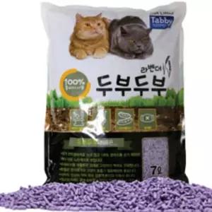 고양이 타비 두부두부 모래 7LX6개 콩비지 라벤더 응고형모래 t-AF796