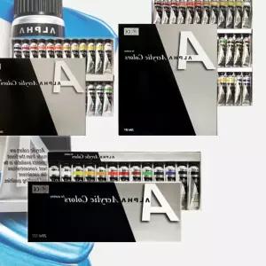 알파 실버 아크릴 물감 세트 20ml 13색 아크릴물감 E-FFE56