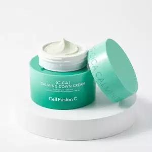 [민감피부진정/쿨링수분크림] 셀퓨전씨 포스트 알파 시카 카밍 다운 크림 50ml 기획 (+50ml 리필)