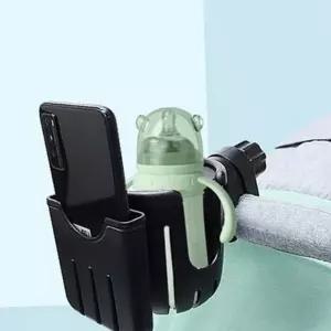 음료 유모차 컵 홀더 보관함 다용도 핸들 물병 유모차홀더 자전거휴대폰거치대 E-9B14E
