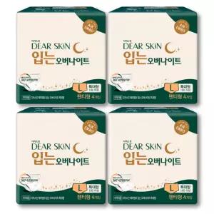 디어스킨 에어엠보 입는 오버나이트 특대형 4P X 4팩