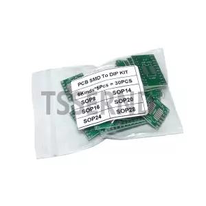 30개 PCB 보드 키트 SOP24 SOP8 SOP14 SOP16 SOP20 SOP28 SMD DIP 어댑터 컨버터 플레이트 SOP 8 14 16 20