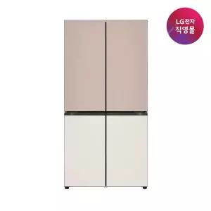 LG 디오스 AI 오브제컬렉션 매직스페이스 냉장고 5도어 870L H876GAG111 (아몬드/토프)