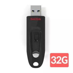 SanDisk USB 울트라 Z48 32GB 3.0 SDCZ48-32GUSB메모리 저장장치 이동식 휴대용USB 휴대용 데이터전송 보관