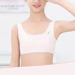 학생 스포츠 브라 여아 심리스 주니어 브래지어