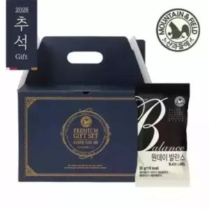 산과들에 하루견과 원데이발란스블랙 100입 선물세트+메시지카드 추석 명절 선물