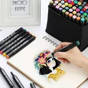 디자인 마카 60색 80색 세트 미술 드로잉펜