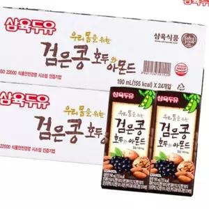 (다올)삼육두유 검은콩 호두 아몬드 190ml 48개입 영양간식