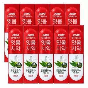 2080진지발리스 유칼립투스향 스트롱민트 150g 10개
