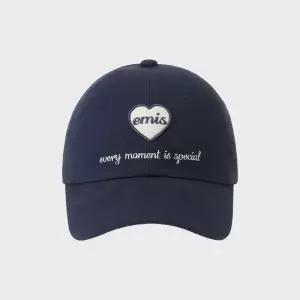 이미스 HEART WAPPEN BALL CAP-NAVY