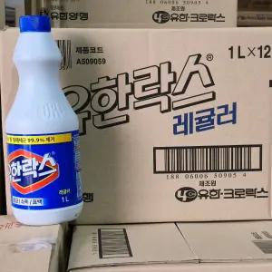유한락스 레귤러 1L 1BOX(12입)_