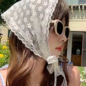 (다올)여름 헤어밴드 머리띠 헤어커치프 스카프 리본머리띠