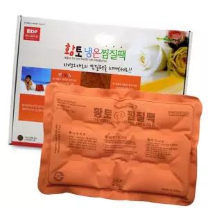 (다올)전신 마사지 황토 냉온 찜질팩 어깨 허리 배 국산 2중마감