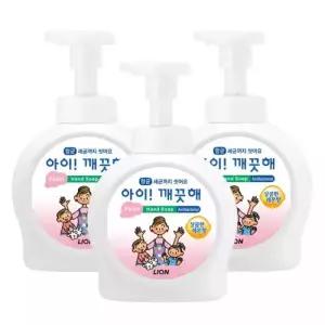 아이깨끗해 핸드솝 레몬향 490ml 용기 x 3개