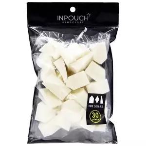 조각퍼프 30p [도매포유]슬라이스 메이크업스폰지 물광퍼프 소프트퍼프