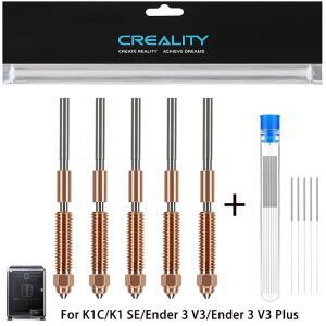 Creality K1C/Ender 3 V3/V3 Plus/K2 SE 노즐  유니콘 호환 퀵 스왑 키트  고속 트라이 메탈 스틸 팁 구리