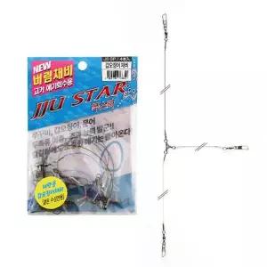 [하프클럽/]니켄 갑오징어 버림 가지 채비 에기 회수 가지줄 봉돌 4개입