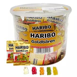하리보 골드베렌 통 1kg 쫀드기 뻥튀기 새콤 프링글스