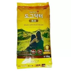 팜스코 도그닥터 코코15kg 애견 개사료 성견용 대형견
