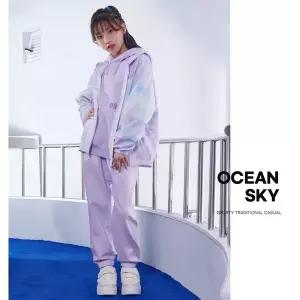 여아 타이다이 프린트 점퍼-CBJG4155C0T_YS