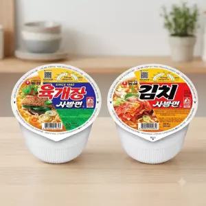 육개장사발면 12개 + 김치사발면 12개 (총24개)