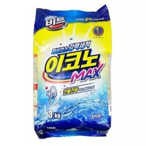 [핫트랙스]빨래 세제 가루형 표백 세탁 3kg 세탁기 비트 SNM(WFP8GP8)