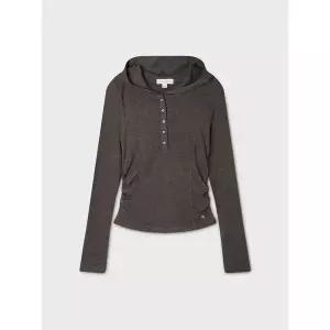 [후아유](마산점)Hooded Shirring T-shirt(F) / WHLAG3823F