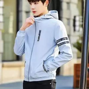 [제이큐]윈드브레이커 후드집업 간절기 아우터 바람막이 3컬러