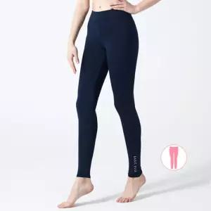 베이직엘르 여성인 네이비 워터레깅스 래쉬가드 하의 BEL-S252N
