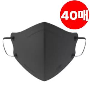 헬스키퍼 마스크 쿨 소형 블랙 40매 숨쉬기편한 여름 BNS