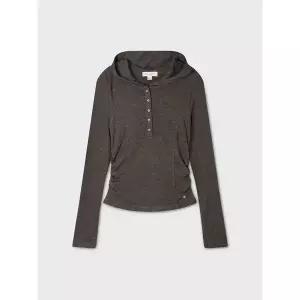 [후아유](하남점)Hooded Shirring T-shirt(F) WHLAG3823F
