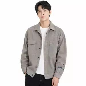남성 스웨이드 바이커 무드 골덴 자켓 ON-JUW-QW4942E4