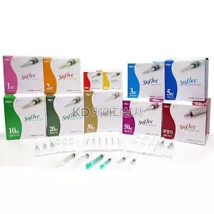 화진 일회용 멸균 주사기 50cc 18G 1-1/2인치 25개입