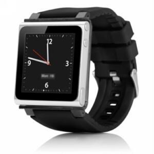 iPod Nano6 손목 스트랩 밴드용 실리콘 스포츠 시계줄 보호 케이스, 스마트 기기 액세서리와 호환 가능