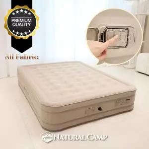 [네츄럴캠프]올패브릭 에어매트 5세대 프리미엄 36cm 내장형펌프 자중매트