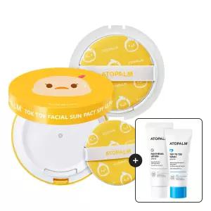 아토팜 톡톡 페이셜 선팩트 15g+리필 15g