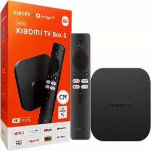 샤오미 안드로이드 구글 TV 박스 S 3세대 4K UHD 돌비 비전 Atmos 및 DTSX 2GB 저장공간 WiFi 6 HDMI 2.1